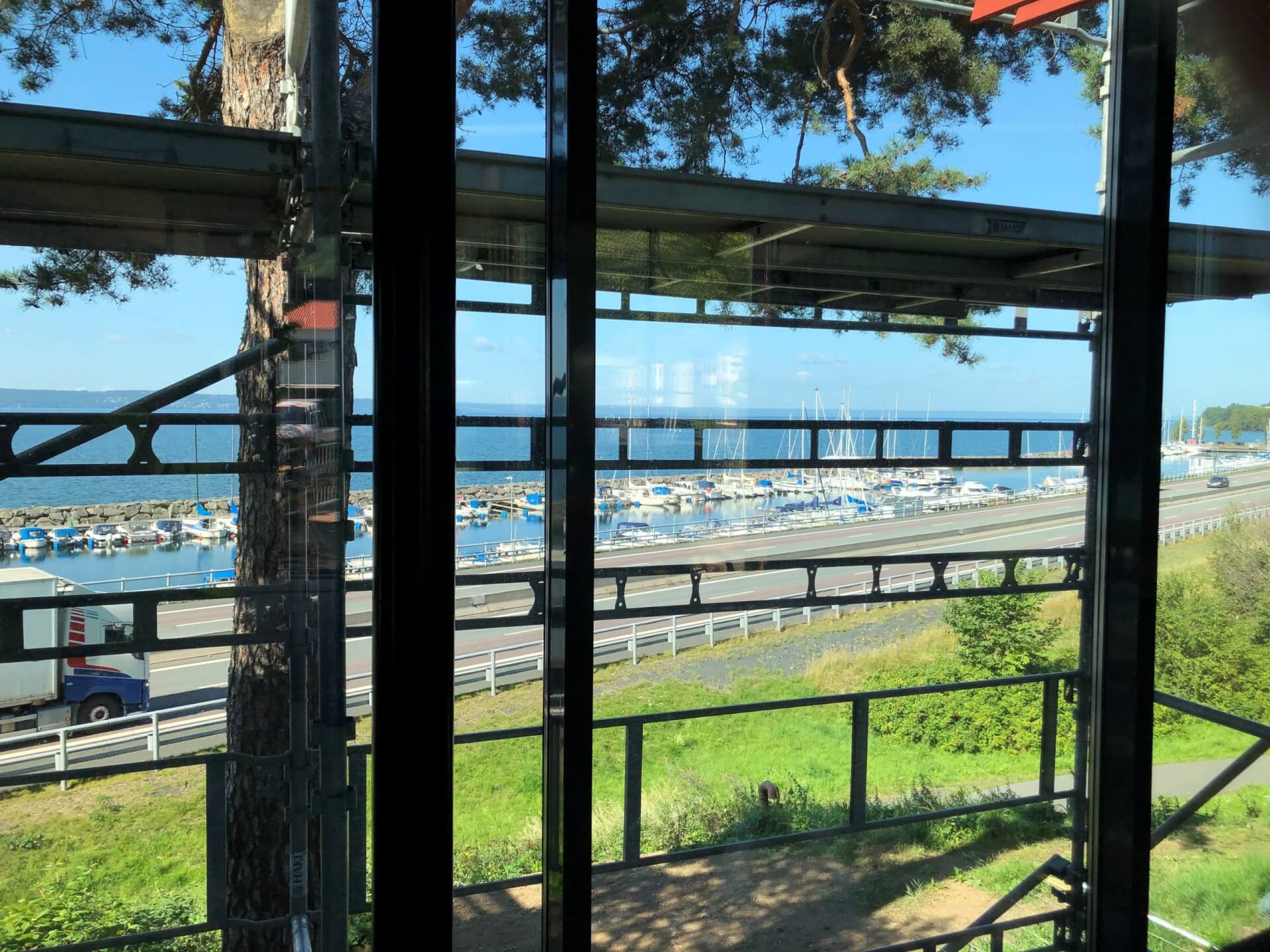 Utsikt från restaurangen Kroatorpet