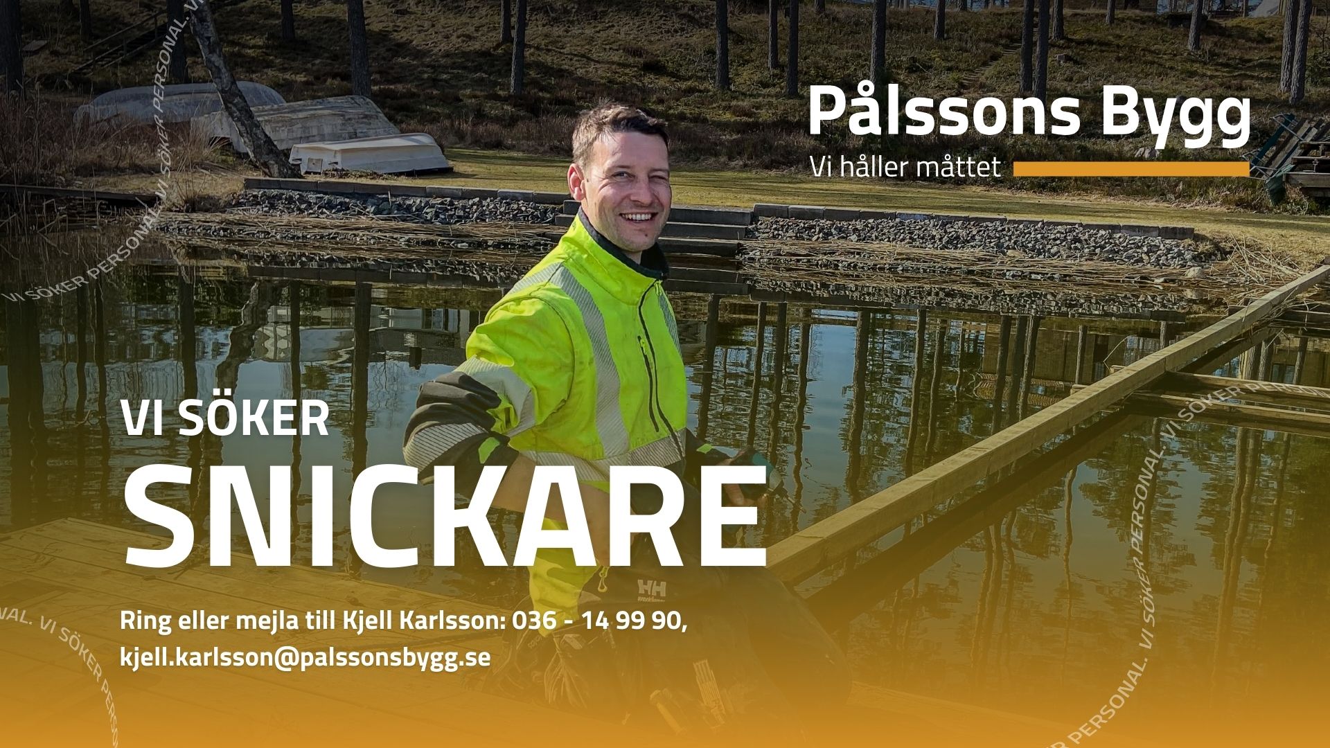 Pålssons bygg, personal annons (liggande)